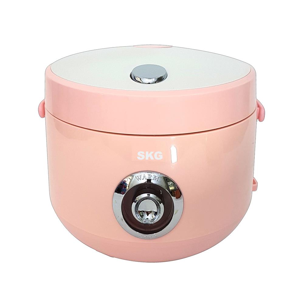 หม้อหุงข้าว MANUAL SKG SK-618 1.8 ลิตร สีขาว/ชมพู