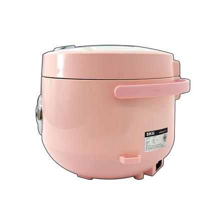 หม้อหุงข้าว MANUAL SKG SK-618 1.8 ลิตร สีขาว/ชมพู_3