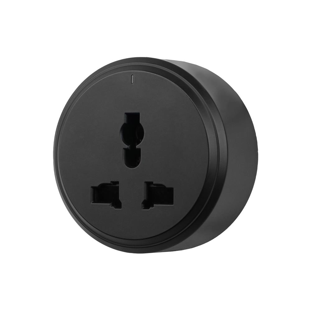 เต้ารับไร้สายสากล 3 ตา HACO TR-U10-BK สีดำ