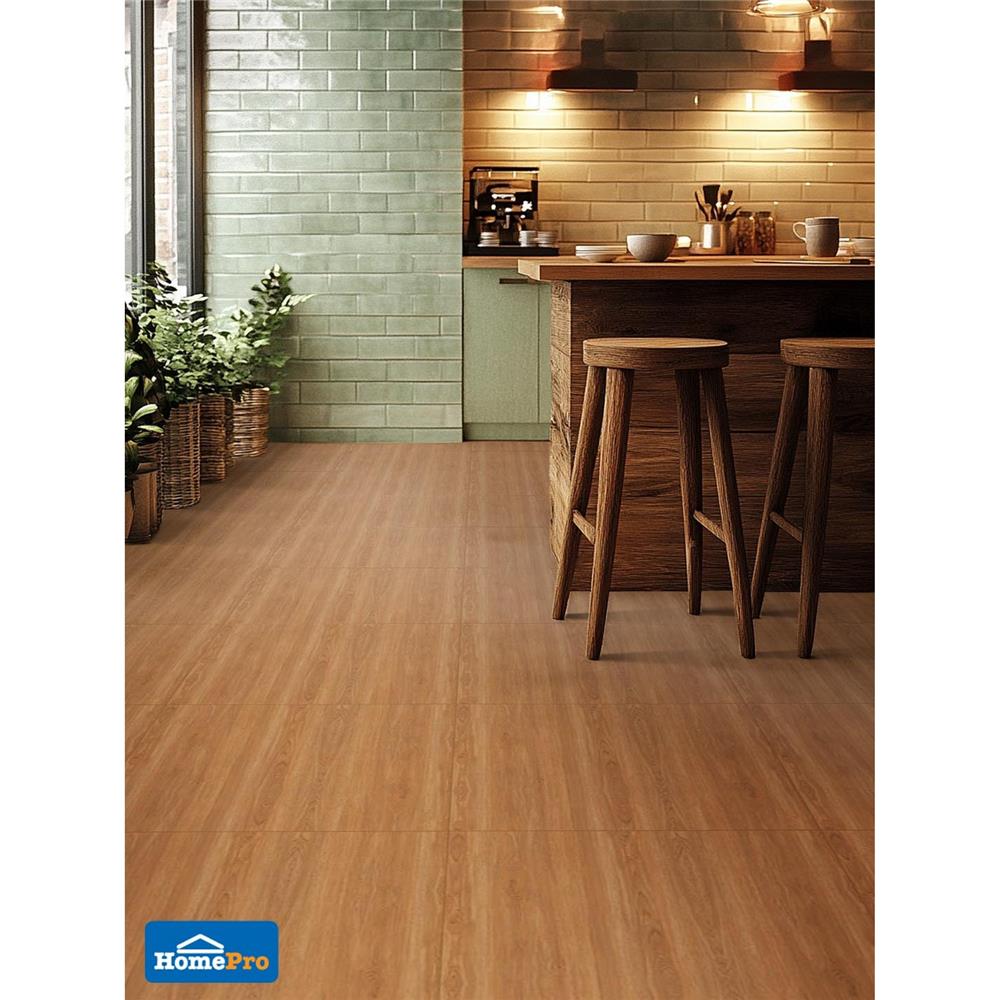 กระเบื้องพื้น 60x60 ซม. TARA คามิน วู้ด บราวน์ A 1.44 ตร.ม.