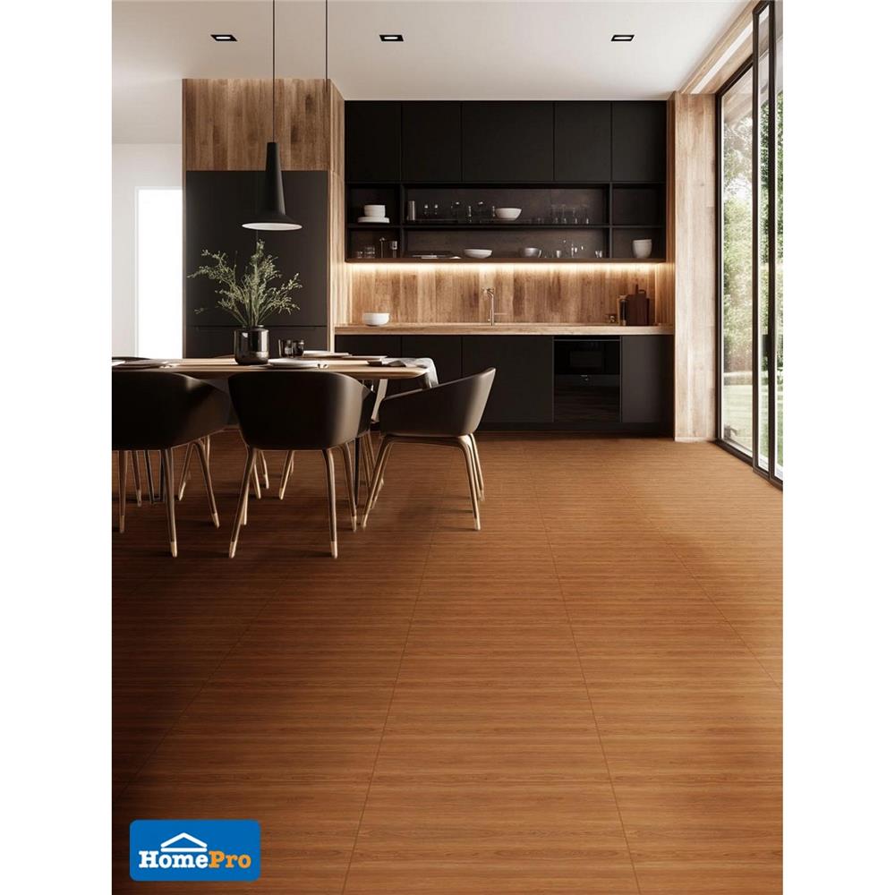 กระเบื้องพื้น 60x60 ซม. TARA คามิน วู้ด บราวน์ A 1.44 ตร.ม.