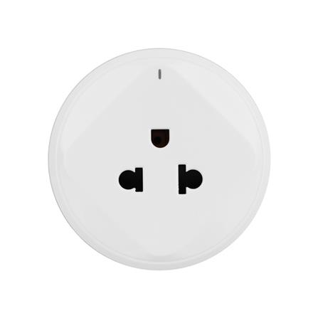 เต้ารับไร้สายสากล 3 ตา HACO TR-E10-WE สีขาว