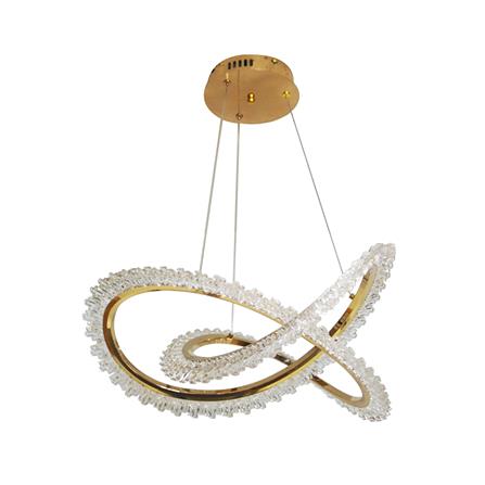 ไฟช่อ LED NEOLIGHT 1083-500 30 วัตต์ COOL WHITE สีทอง/ใส 1 หัว_0