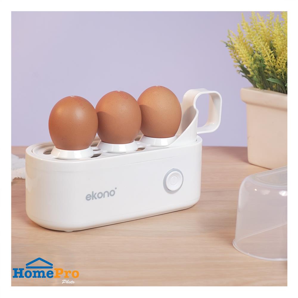 เครื่องนึ่งไข่ EKONO EK-EMK01 สีขาว