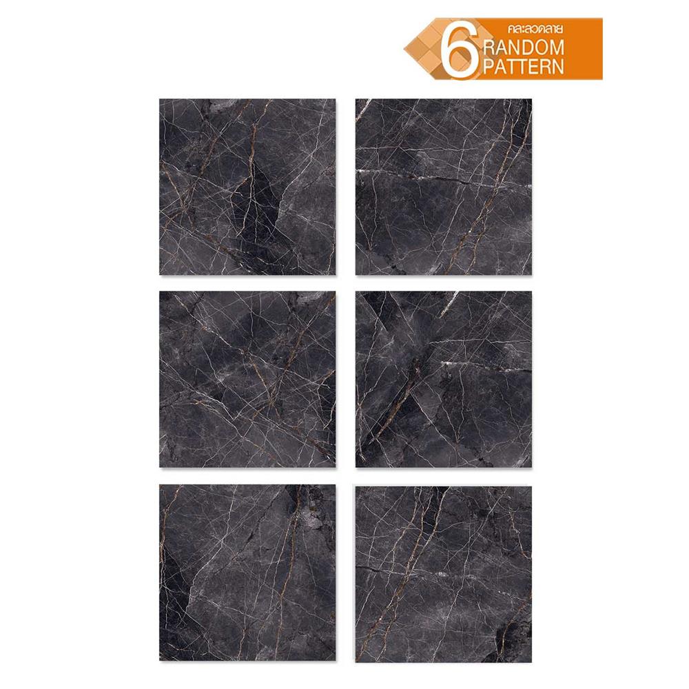 กระเบื้องพื้นพอร์ซเลน 60x60 ซม. TARA เซลีน เกรย์ A 1.44 ตร.ม.