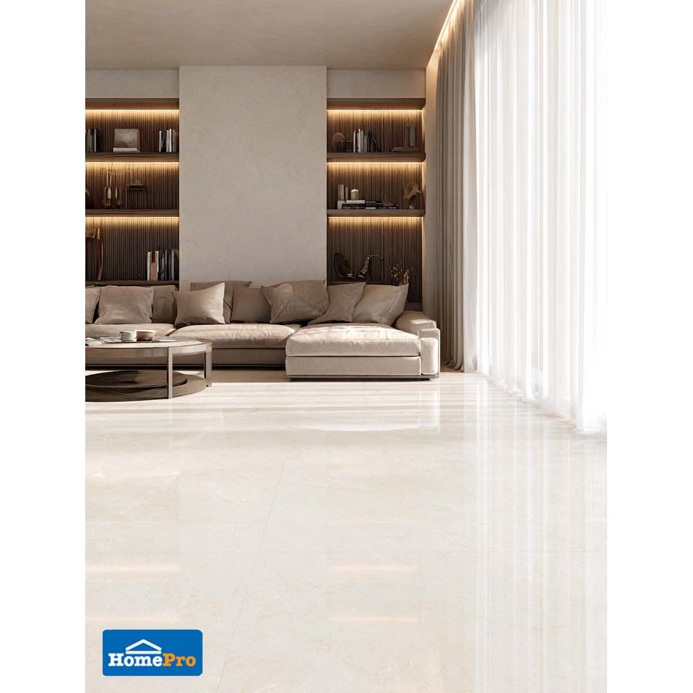 กระเบื้องพื้น 60x60 ซม. TARA ยูริ ไอวอรี่ A 1.44 ตร.ม.