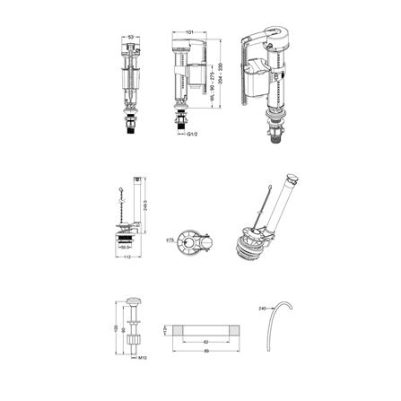 วาล์วครบชุด HAFELE 495.61.967_4