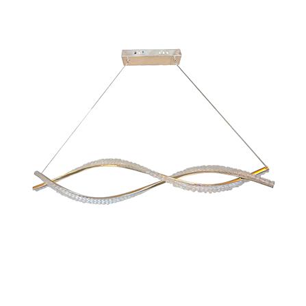 ไฟช่อ LED NEOLIGHT 1086-1000 30 วัตต์ COOL WHITE สีทอง/ใส 1 หัว_0