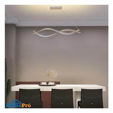 ไฟช่อ LED NEOLIGHT 1086-1000 30 วัตต์ COOL WHITE สีทอง/ใส 1 หัว_2