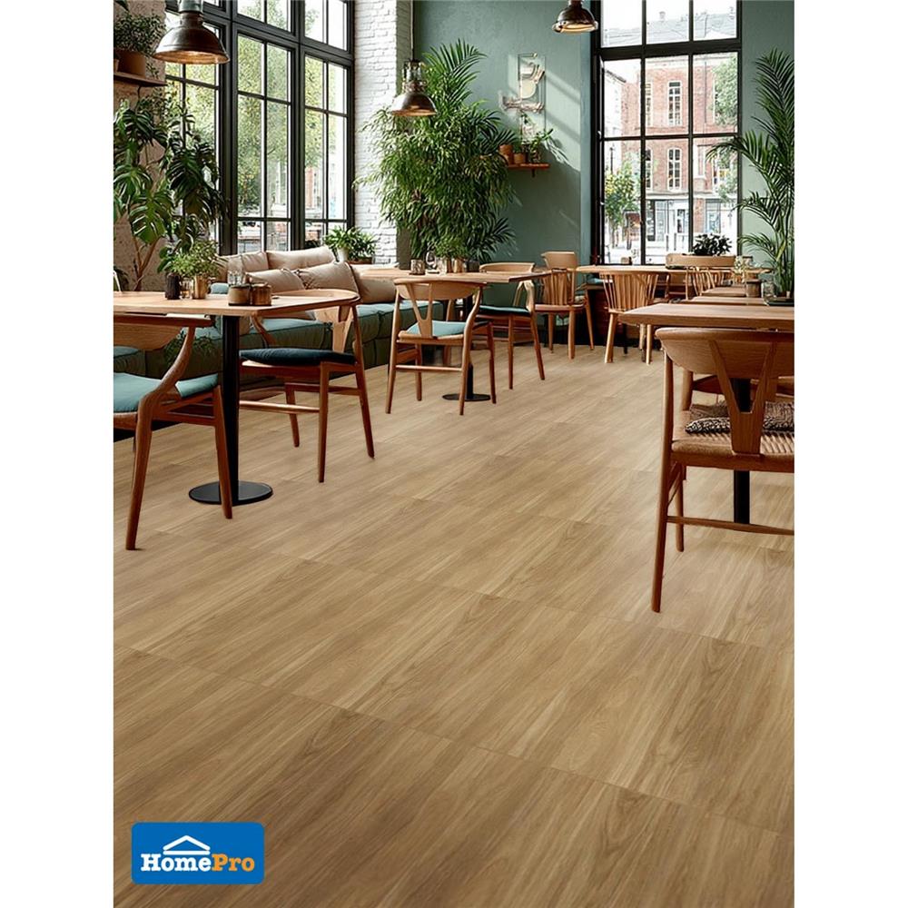 กระเบื้องพื้น 60x60 ซม. TARA คาซูมิ วู้ด บราวน์ A 1.44 ตร.ม.