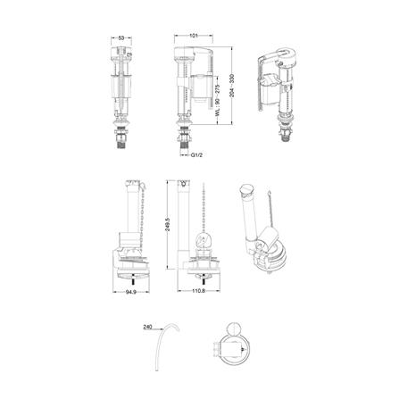 วาล์วครบชุด HAFELE 495.61.973_3
