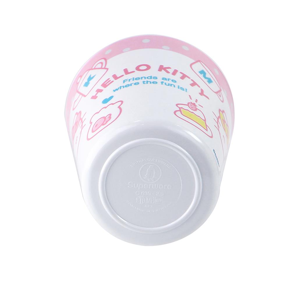 แก้วน้ำเมลามีน 250 มล. SUPERWARE KITTY POP FACE