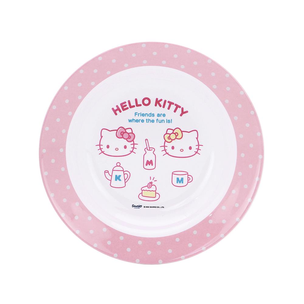 จานเมลามีนลึก 8 นิ้ว SUPERWARE KITTY POP FACE