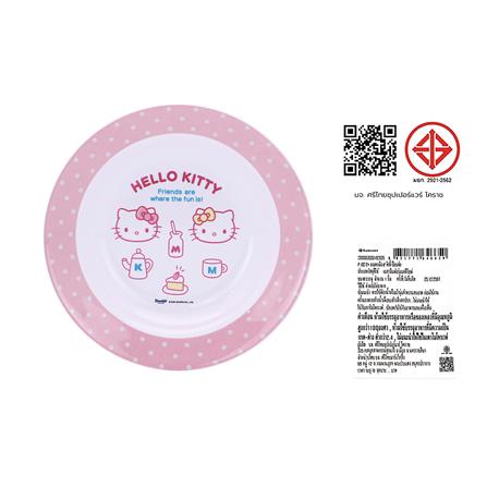 จานเมลามีนลึก 8 นิ้ว SUPERWARE KITTY POP FACE_4