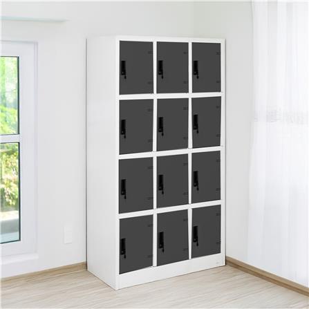 ตู้ล็อกเกอร์ 12 ประตู KOL KK-12 สีเทาเข้ม_5