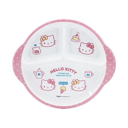 ถาดหลุมเมลามีน 11 นิ้ว SUPERWARE KITTY POP FACE_0