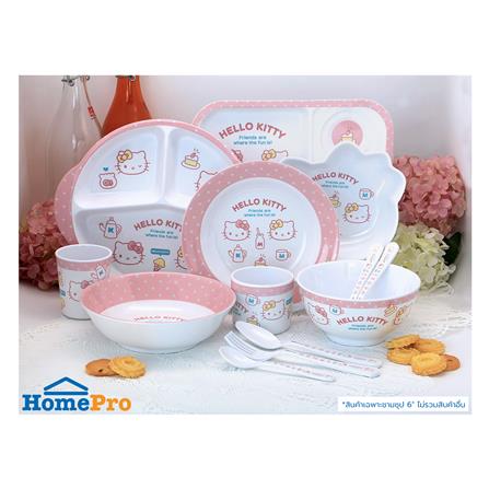 ชามซุปเมลามีน 6 นิ้ว SUPERWARE KITTY POP FACE_2