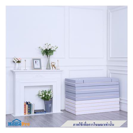 คอกกั้นเด็ก GEKO CLASSY SILICONE 5 ฟุต สี GRAY-WHITE_5