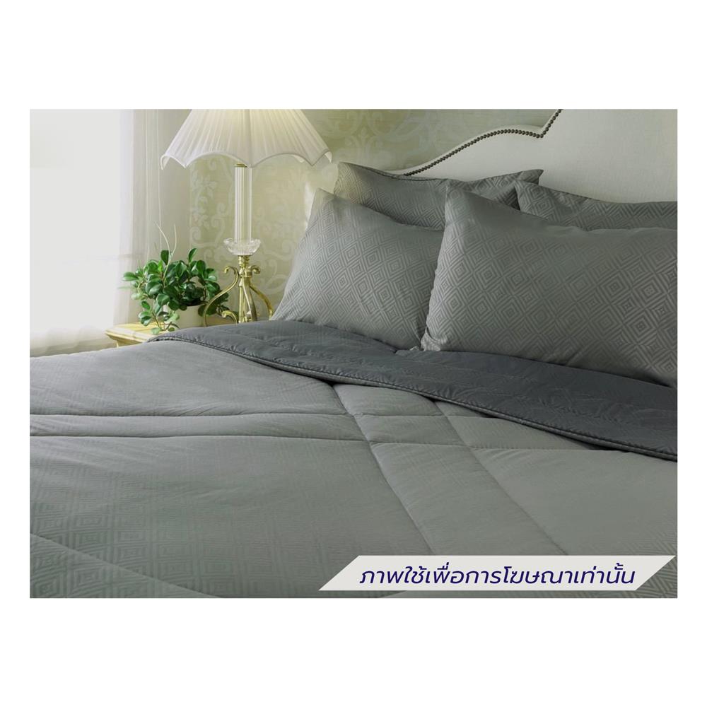 ชุดผ้าปูที่นอน 6 ฟุต (ชุด 3 ชิ้น) FAIRMAID 12MC สี GREY