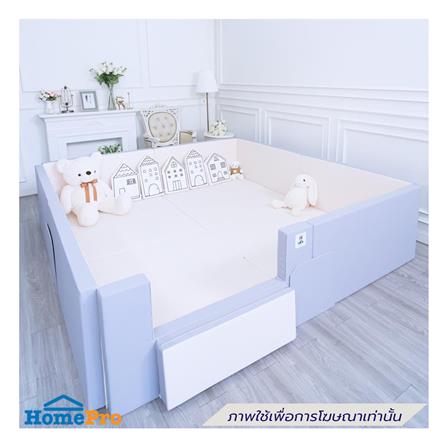 คอกกั้นเด็ก GEKO CLASSY SILICONE ไซซ์ MEGA สี GRAY-WHITE_2