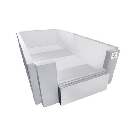 คอกกั้นเด็ก GEKO CLASSY SILICONE 3.5 ฟุต สี GRAY-WHITE_0