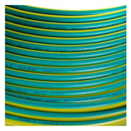 สายไฟ THW IEC01 RANZZ 1x4 ตร.มม. 30 ม. สีเขียว/เหลือง_2