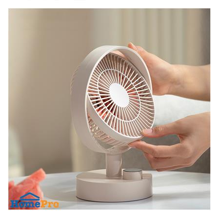 พัดลมพกพา 6 นิ้ว SOTHING PLUM สีขาว_4