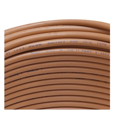 สายไฟ THW IEC01 RANZZ 1x2.5 ตร.มม. 30 ม. สีน้ำตาล_2