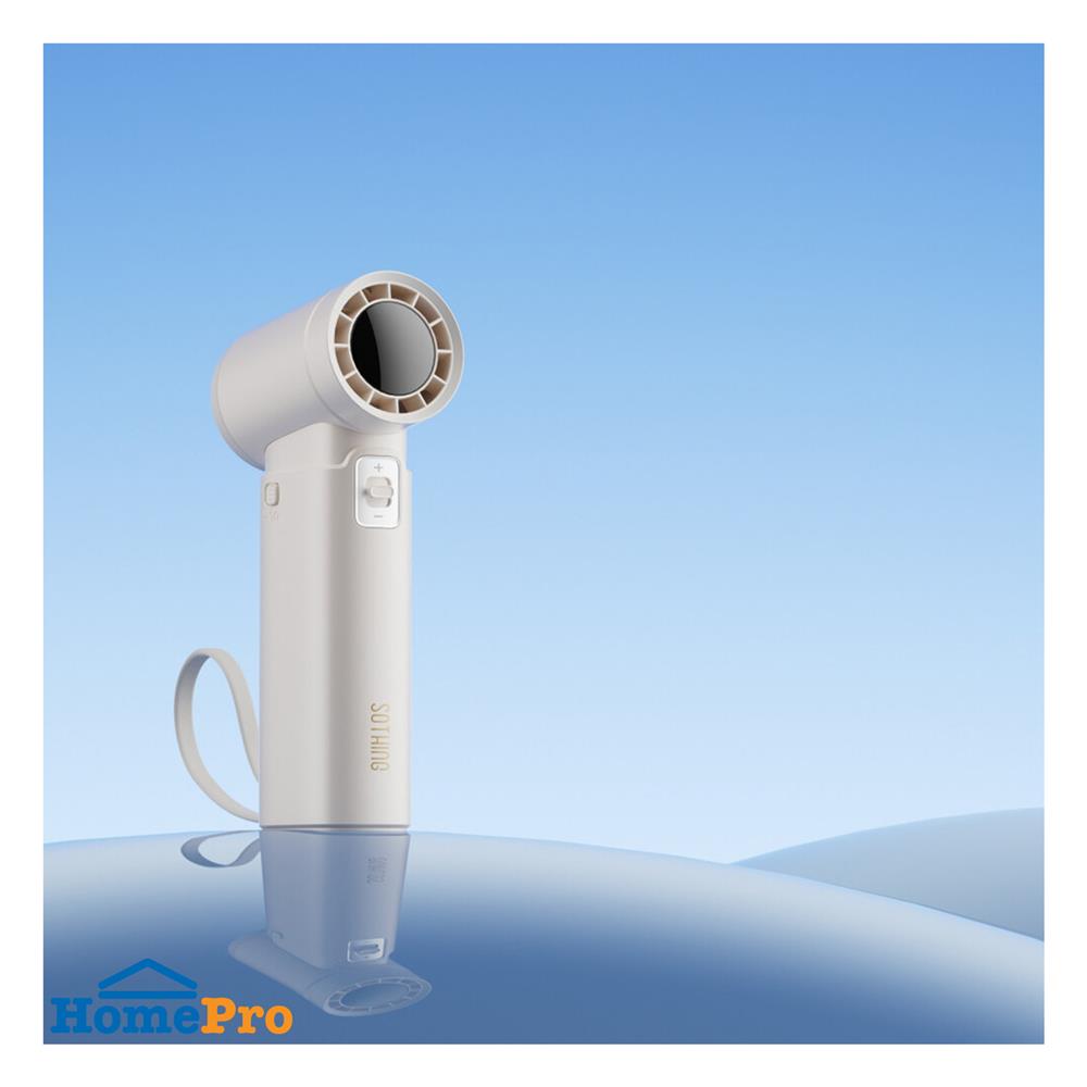 พัดลมพกพา 1 นิ้ว SOTHING HANDHELD ENGINE POWER สีขาว