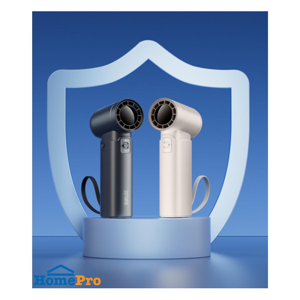 พัดลมพกพา 1 นิ้ว SOTHING HANDHELD ENGINE POWER สีขาว