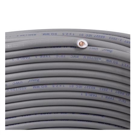 สายไฟ THW IEC01 RANZZ 1x2.5 ตร.มม. 30 ม. สีเทา_2