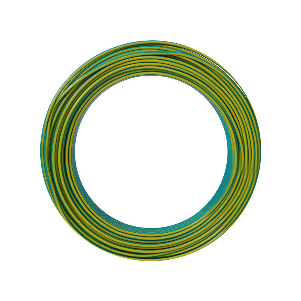 สายไฟ THW IEC01 RANZZ 1x2.5 ตร.มม. 100 ม. สีเขียว/เหลือง