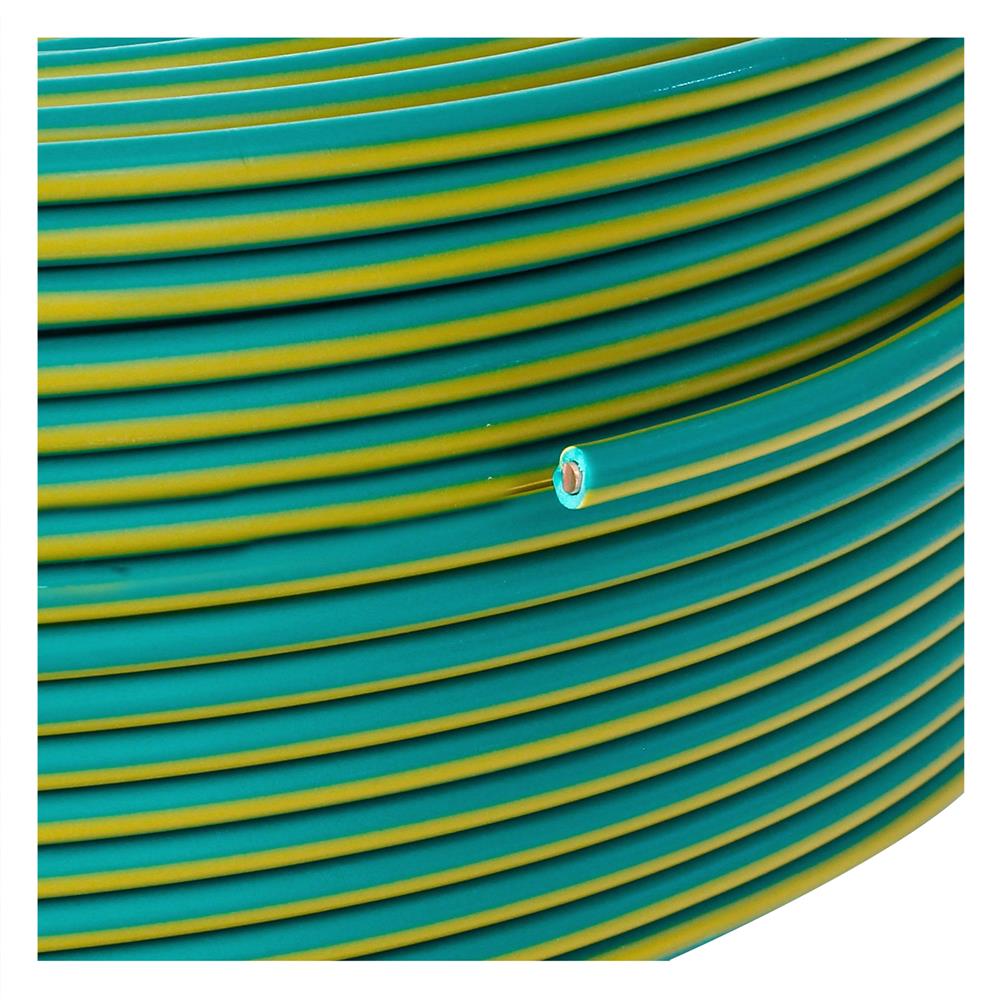 สายไฟ THW IEC01 RANZZ 1x4 ตร.มม. 100 ม. สีเขียว/เหลือง