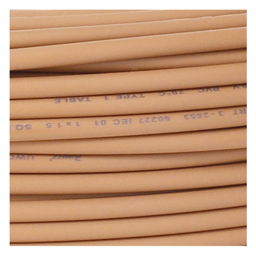 สายไฟ THW IEC01 RANZZ 1x1.5S ตร.มม. 100 ม. สีน้ำตาล