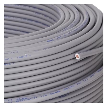 สายไฟ THW IEC01 RANZZ 1x4 ตร.มม. 100 ม. สีเทา_2