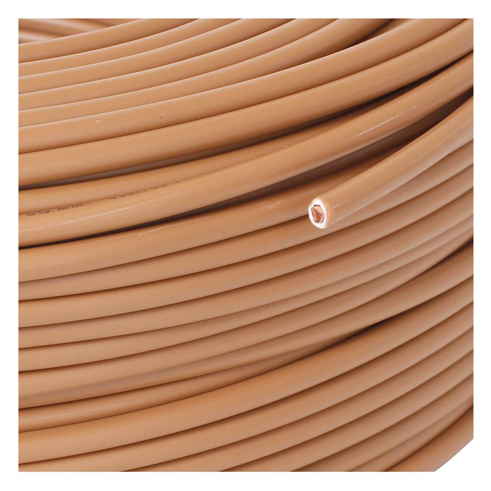 สายไฟ THW IEC01 RANZZ 1x4 ตร.มม. 100 ม. สีน้ำตาล