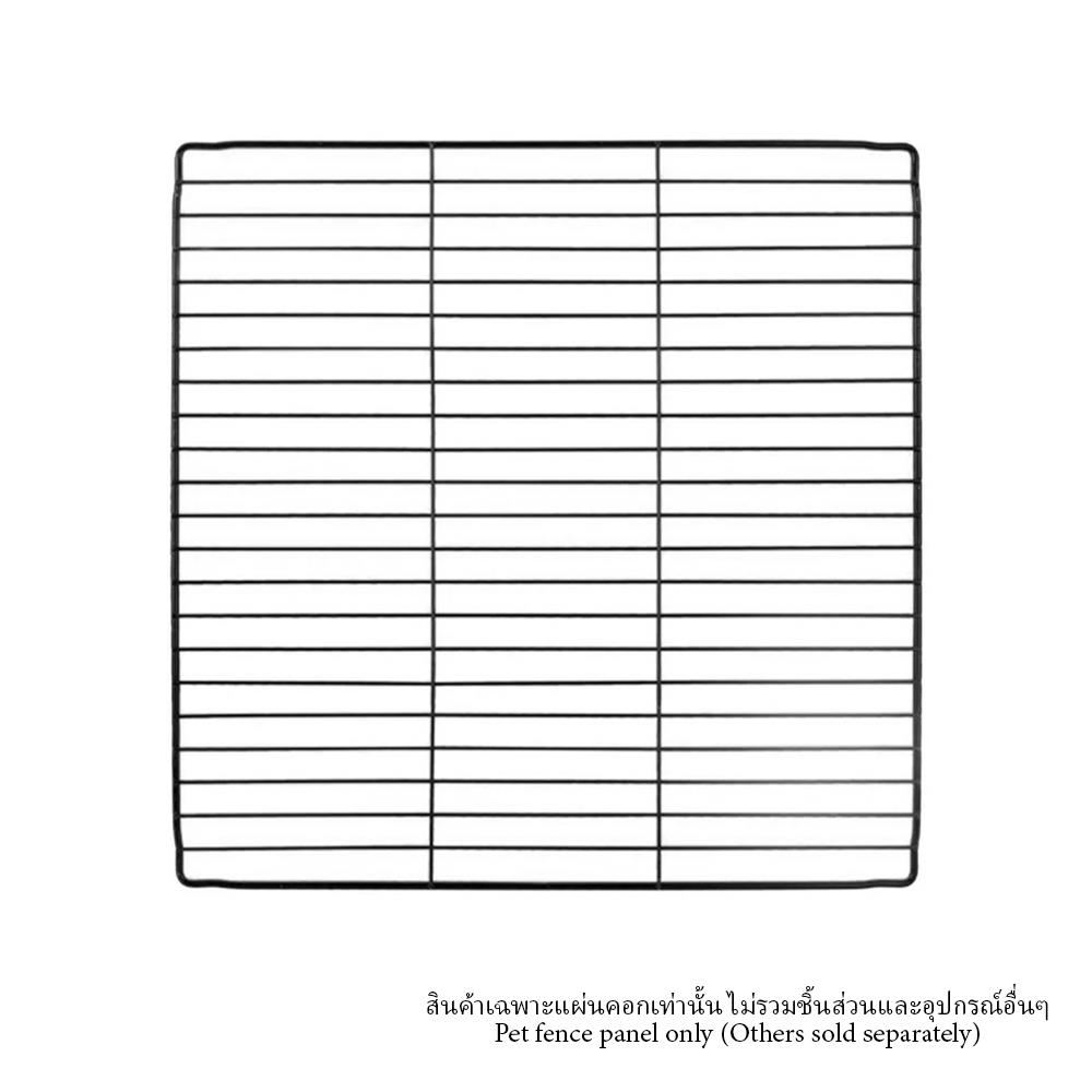 แผ่นคอกสัตว์เลี้ยง PETUS ซี่ห่าง 1.5 ซม. 35x35 ซม. สีดำ