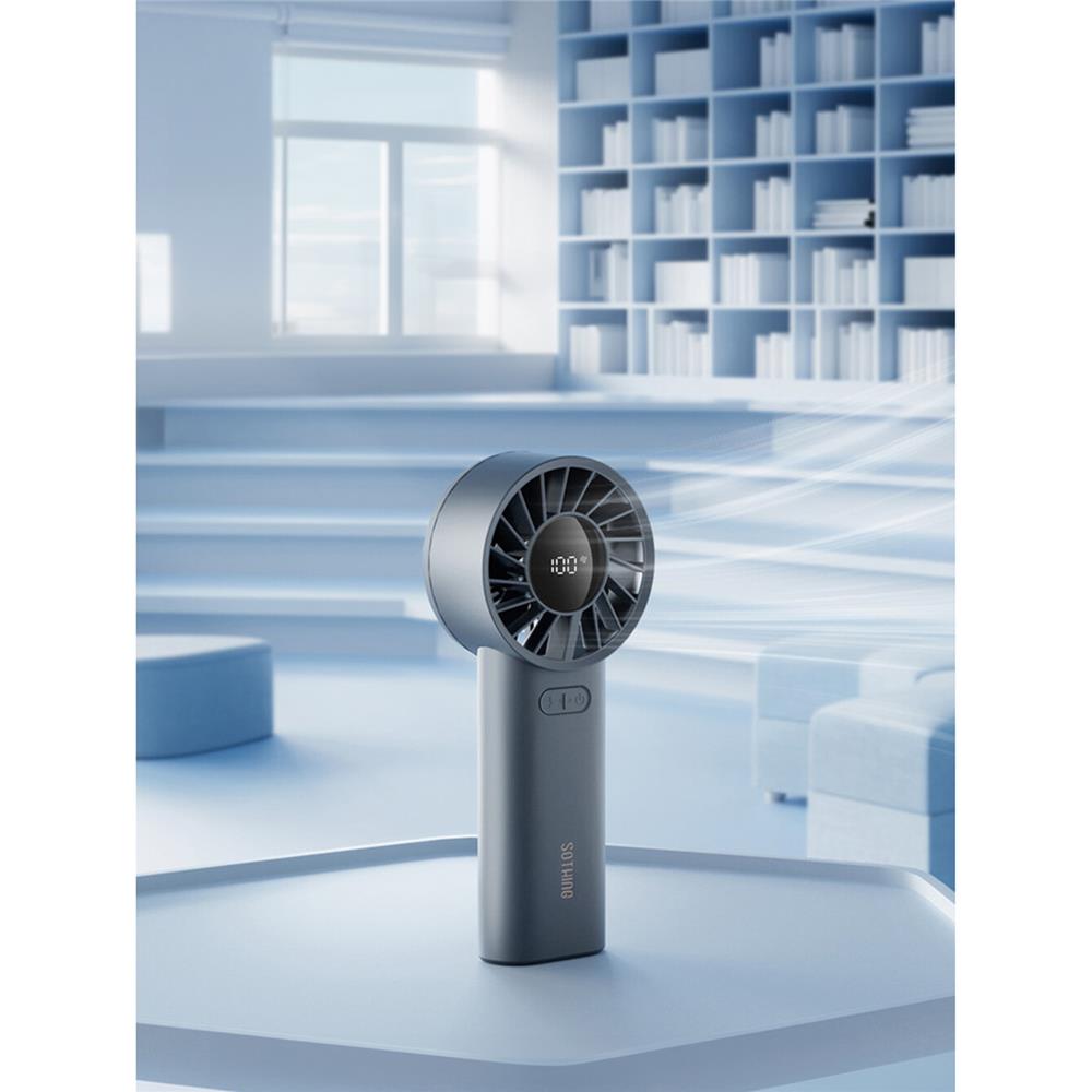 พัดลมพกพา 3.3 นิ้ว SOTHING HIGH SPEED ENGINE 60 สีเทา
