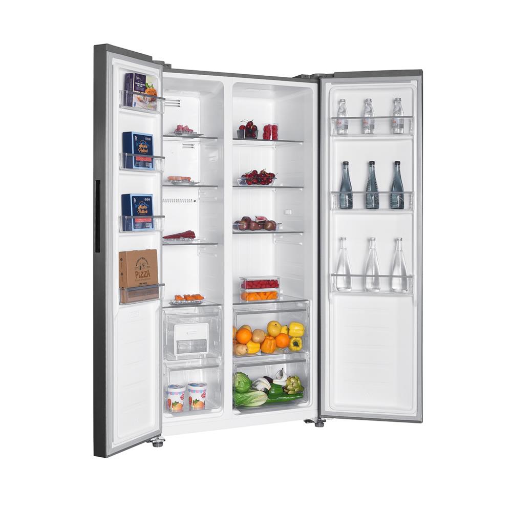 ตู้เย็น SIDE BY SIDE BEKO GNO472E40XPTH 15.4 คิว สีเงิน