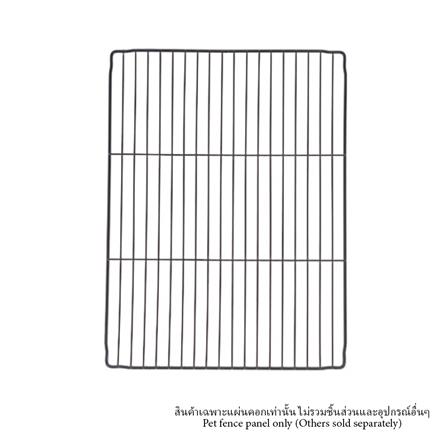 แผ่นคอกสัตว์เลี้ยง PETUS ซี่ห่าง 1.5 ซม. 30x40 ซม. สีดำ_0