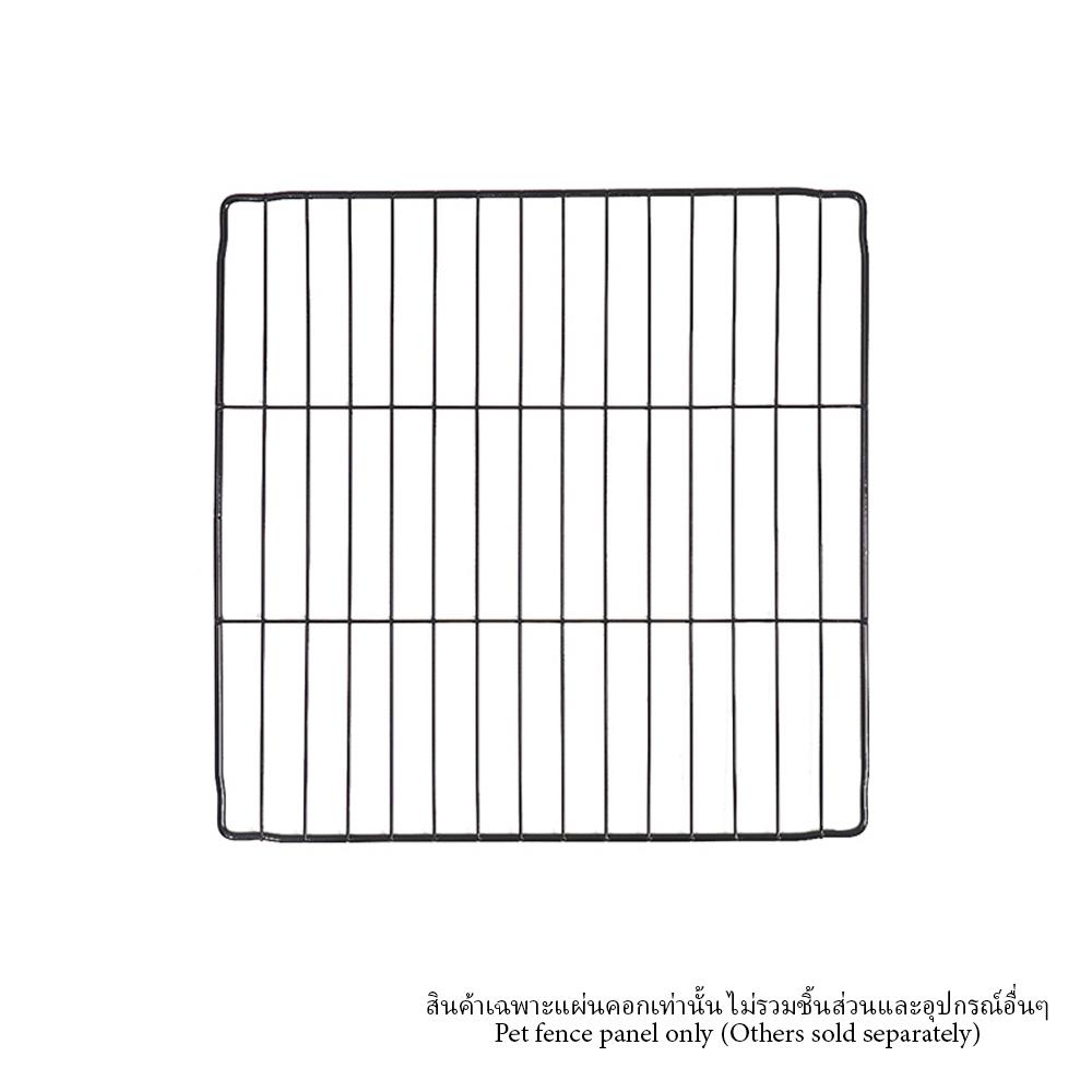 แผ่นคอกสัตว์เลี้ยง PETUS ซี่ห่าง 2 ซม. 30X30 ซม. สีดำ