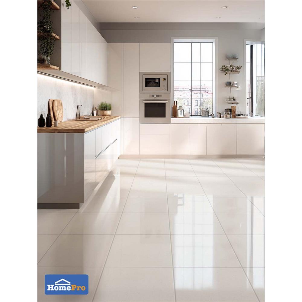 กระเบื้องพื้น 50x50 ซม. TARA มัทฉะ เทาอ่อน A 1 ตร.ม.