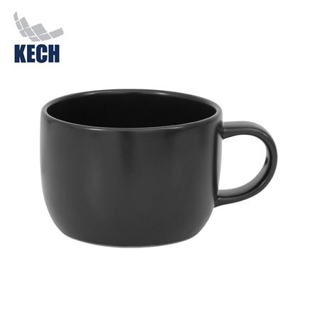 ถ้วยหูเซรามิก 250 มล. KECH LANZO สีดำ_0