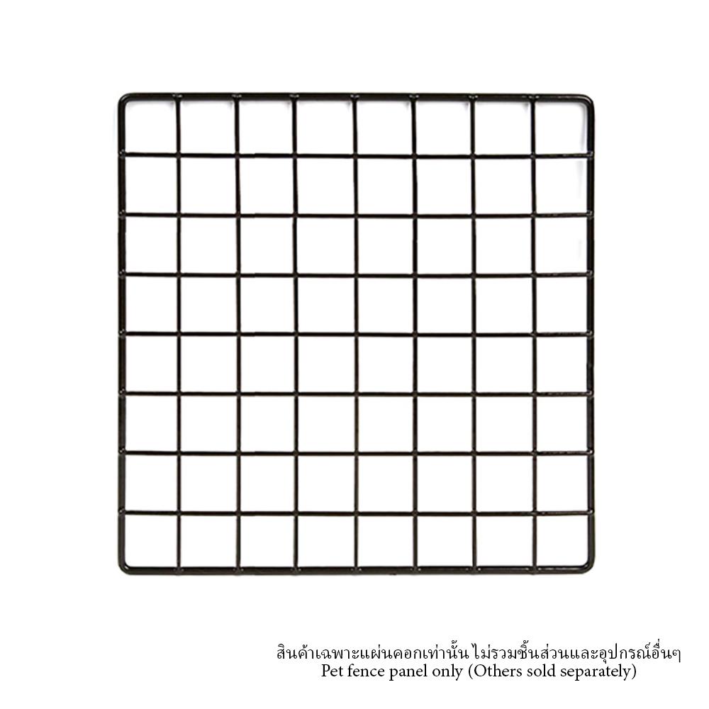 แผ่นคอกสัตว์เลี้ยง PETUS ซี่ห่าง 4 ซม. 35X35 ซม. สีดำ