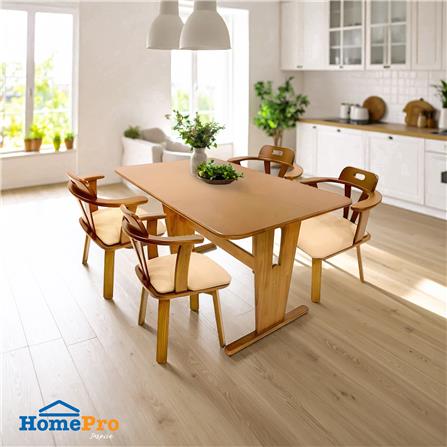โต๊ะอาหาร 4 ที่นั่ง FURDINI TIME 135 ซม. สีน้ำตาล_4