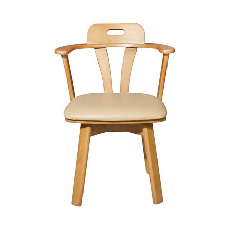 เก้าอี้ห้องอาหารหมุนได้ FURDINI TIME สีน้ำตาล_1