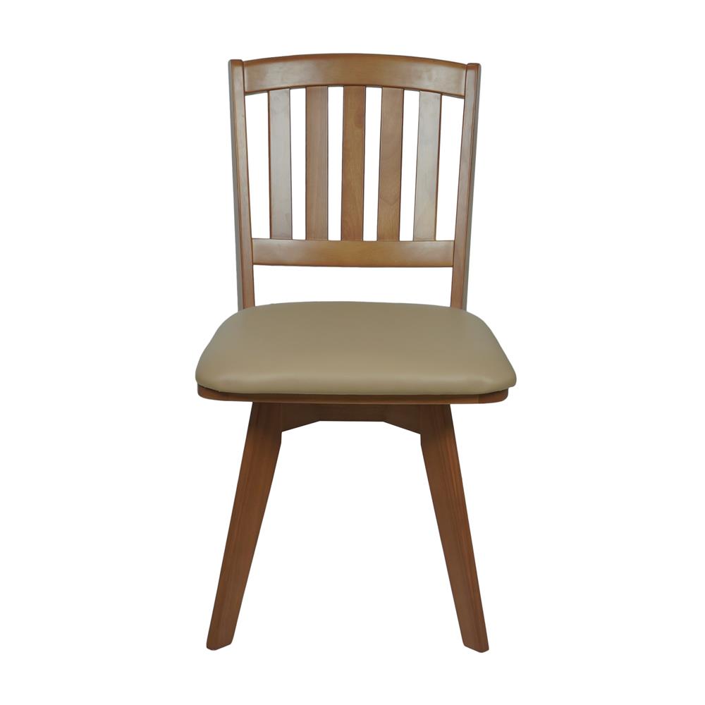 เก้าอี้ห้องอาหารหมุนได้ FURDINI RETRO สีน้ำตาล