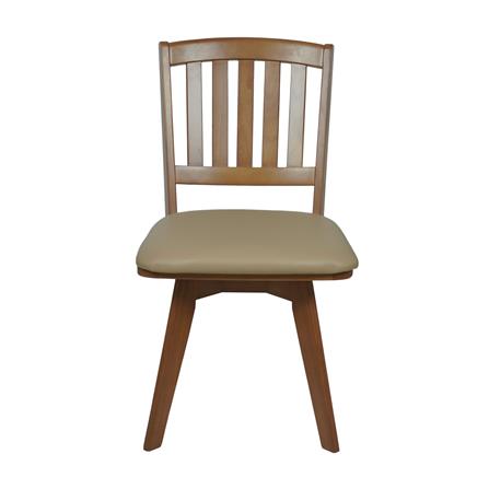 เก้าอี้ห้องอาหารหมุนได้ FURDINI RETRO สีน้ำตาล_2