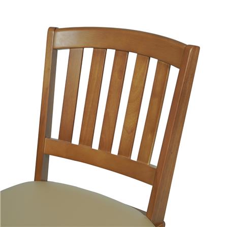 เก้าอี้ห้องอาหารหมุนได้ FURDINI RETRO สีน้ำตาล_4