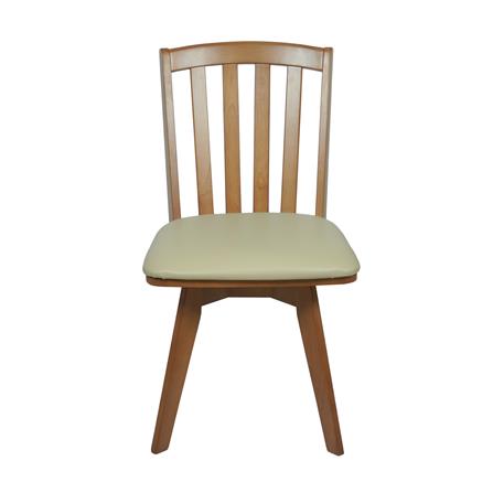 เก้าอี้ห้องอาหารหมุนได้ FURDINI NARA สีน้ำตาล_2